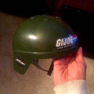 RARE GIJOE vintage toy helmet with decals. 1982.
